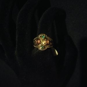 18k gold plated ring